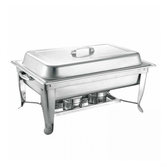 Epinox CDE-9 Dikdörtgen Chafing Dish, 9 L